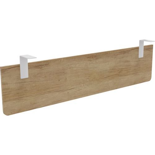 Voile De Fond P/ Bureau Largeur 160 Chêne Vieilli Equerre Blanche