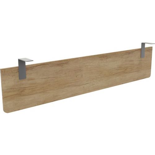 Voile De Fond P/ Bureau Largeur 180 Chêne Vieilli Equerre Alu