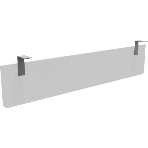 Voile De Fond Pour Bureau Largeur 180 Blanc Equerre Alu