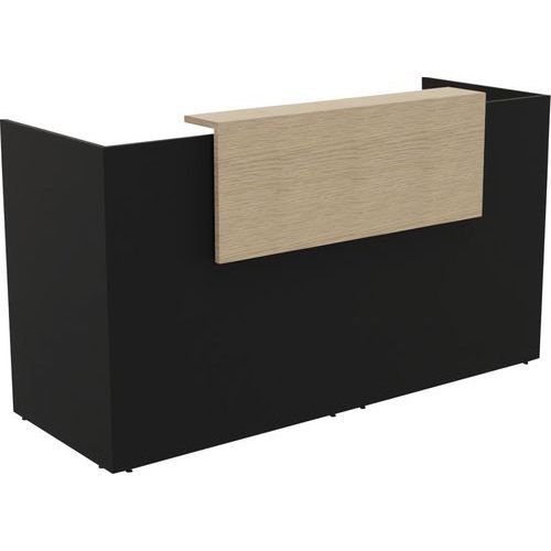 Banque D'accueil Filia + 2 M Chêne Fil/noir