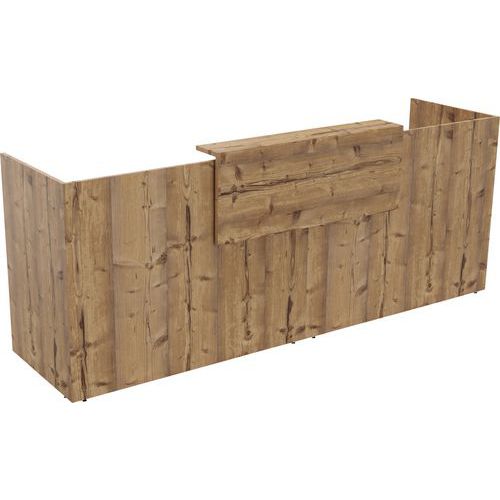 Banque D'accueil Filia + 28 M Chêne Brut