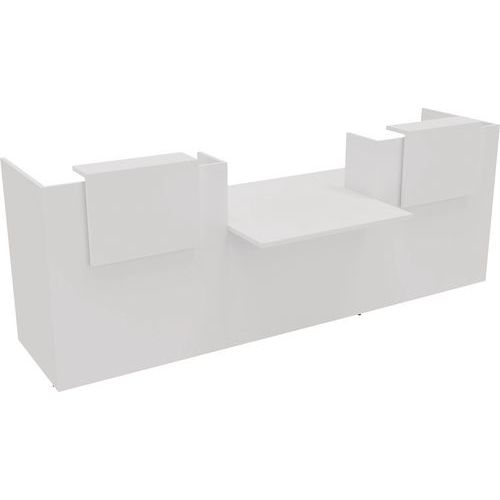 Banque D'accueil Filia + Pmr Centré 3 M Blanc