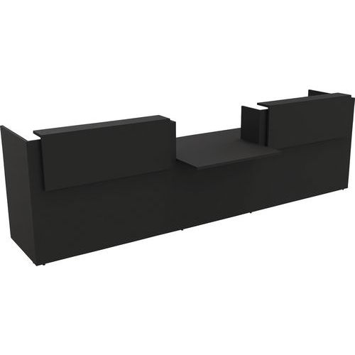 Banque D'accueil Filia + Pmr Centré 38 M Noir