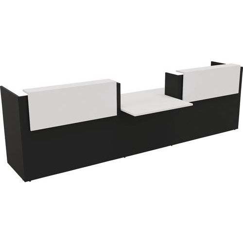 Banque D'accueil Filia + Pmr Centré 38 M Blanc/noir