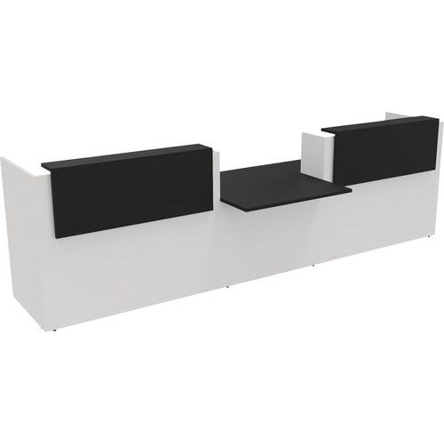 Banque D'accueil Filia + Pmr Centré 38 M Noir/blanc