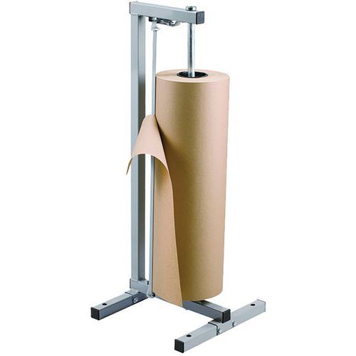 Stockman - Dérouleur-coupeur papier vertical - 122 cm - Pour rouleaux Ø 22.8 cm - Robuste et pratique