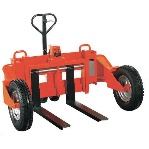 Stockman - Transpalette manuel tout terrain - 1200 kg - Idéal pour terrains difficiles