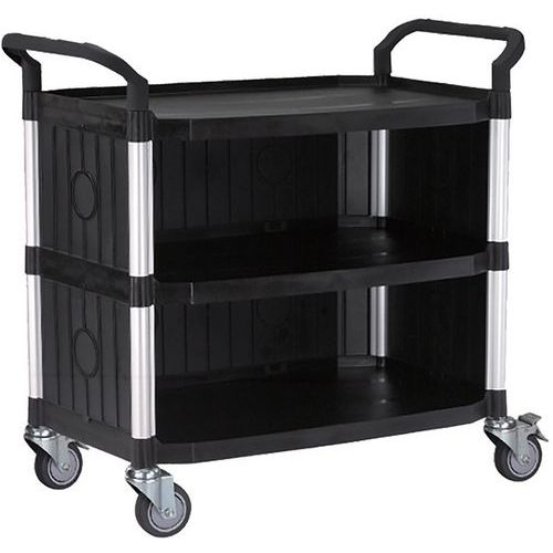 Servante 250 Kg Polypropylène 3 Plateaux 915 X 520 Mm