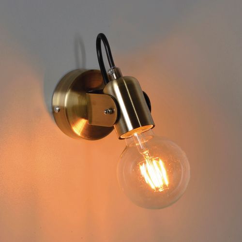 Applique En Métal Peint Newark Laiton