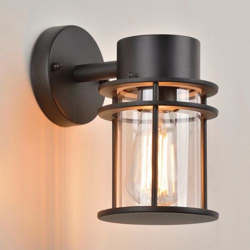 Applique en acier inoxydable diffuseur en plastique transparent noir Applique en acier inoxydable diffuseur en plastique transparent noir