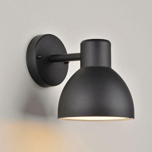 Spot Applique En Acier Diffuseur En Plastique Transparent Noir