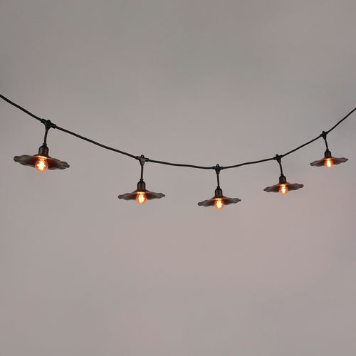 Guirlande Esprit Guinguette10 Lumières Noir/cuivre