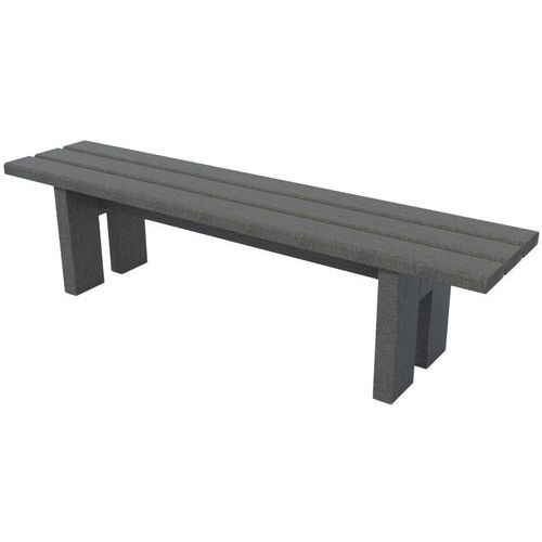 Banquette Madrid Junior Primaire 150 Cm - Gris/gris