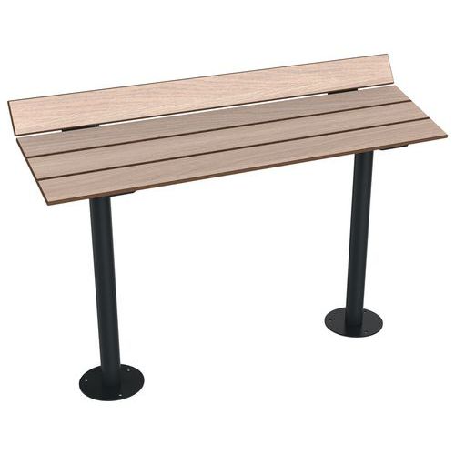 Assis Deb Nairobi 1.25 M Effet Lames Chêne Cl/mét Gris 7016