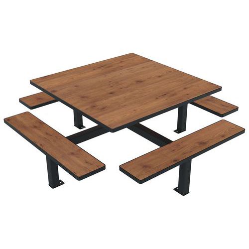 Table Bcs Orpin 1.82m Mono Trou Para Pin Tyrol/mét Gris 7016