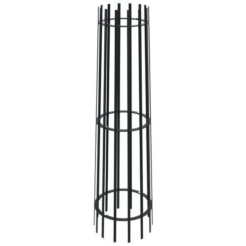 Corset D'arbre Hauteur 1.80 M Métal Plat Gris 7016