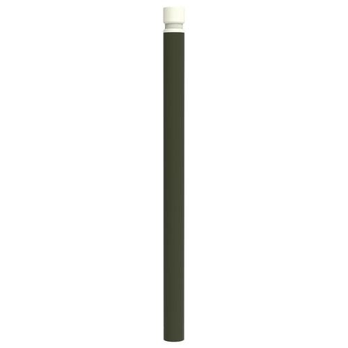 Buton Design - Potelet VITYL PMR tête gorges métal - Ht 1.20m Ø9cm Vert - Acier Durable - Norme PMR