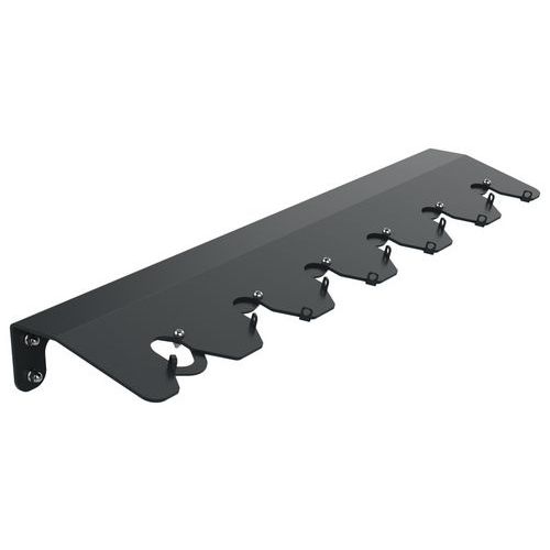 Buton Design - Support Trottinettes Mural TROTIM 6 Places - Métal Gris Foncé 7016 - 100cm - Robuste et Durable