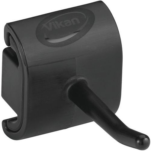 Support Mural Hygiénique - Crochet Simple - 415cm - Noir