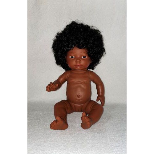 Bébé africain fille avec cheveux thumbnail image 1