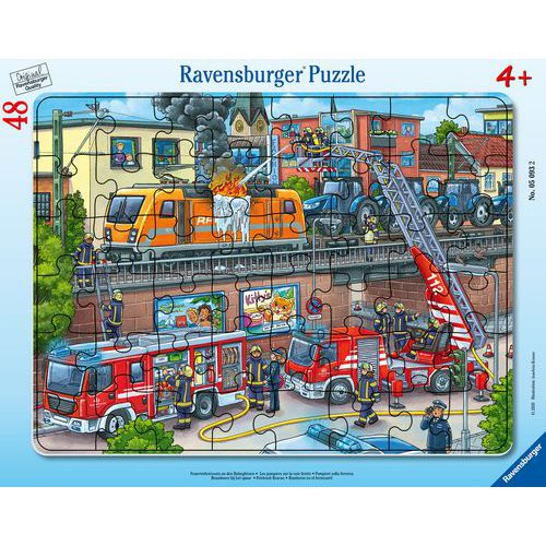 Puzzle pompiers voie ferrée thumbnail image 1