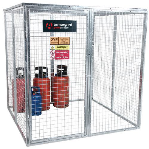 Cage Bouteilles De Gaz Gorilla Gas Cage Ggc9 -1800x1800x1800 Mm