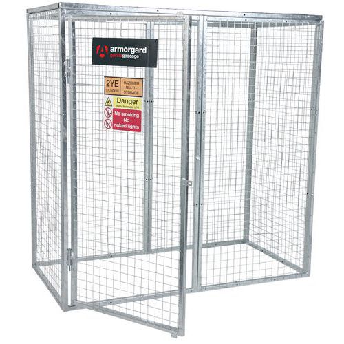 Armorgard - Cage à Bouteilles de Gaz Gorilla GGC7 - 1800x900x1800 mm - Stockage Sécurisé 32 Bouteilles