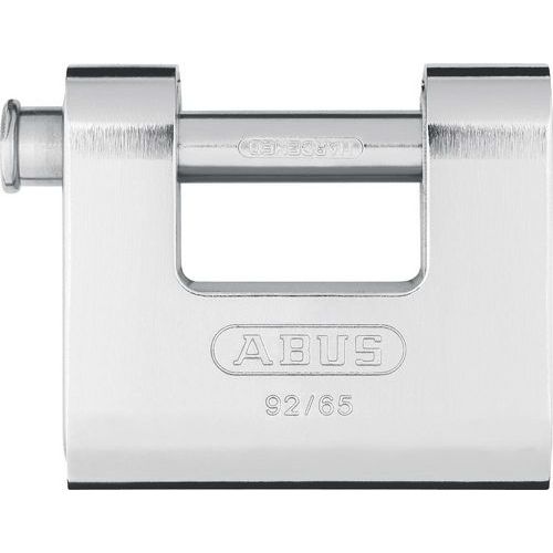 Abus - Cadenas Monobloc Acier 92-65 - 66.5mm - Haute Sécurité et Durabilité