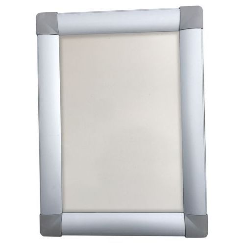 Planorga - Cadre d'affichage Vit'Clac A0 Aluminium Gris - 84.1 x 122 cm - Facile à utiliser et durable