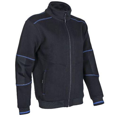 Veste De Travail Molleton Noire - Coverguard - Taille L