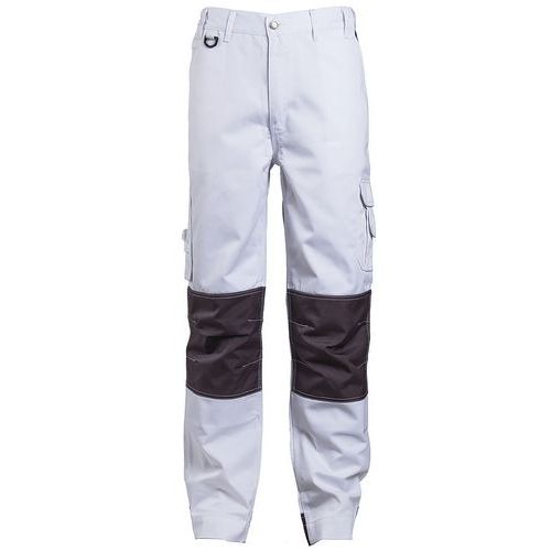 Pantalon De Travail Class Blanc - Coverguard - Taille Xl - Unisexe
