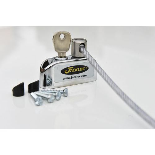 Entrebâilleur De Fenêtre Câble À Clé-chromé Poli Clair-pro5