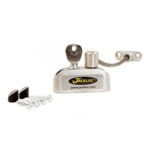 Entrebâilleur De Fenêtre À Câble À Clé- Chromé Satiné- Pro5