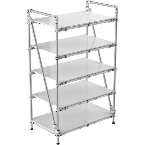 Desserte Tubulaire à Tablette Pleine 1000x600x1600