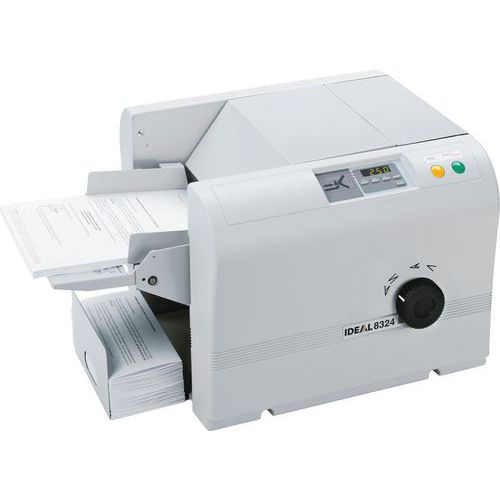 Ideal - Plieuse 8324 A4 - 117m/min, 350 feuilles, 21kg - Matériel bureautique professionnel