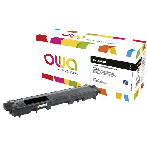 Toner Haute Capacité Compatible Brother Tn247 Noir - Owa