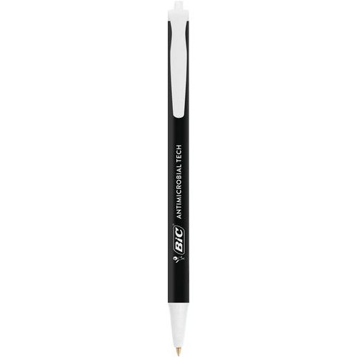 Stylo Bille Bic Clic Stic Antibacterien Noir Bte De 20