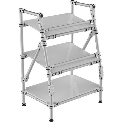 Présentoir Tubulaire Face Inclinée 700x500x1010