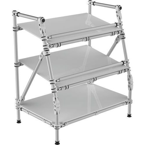 Présentoir Tubulaire Face Inclinée 900x600x1010