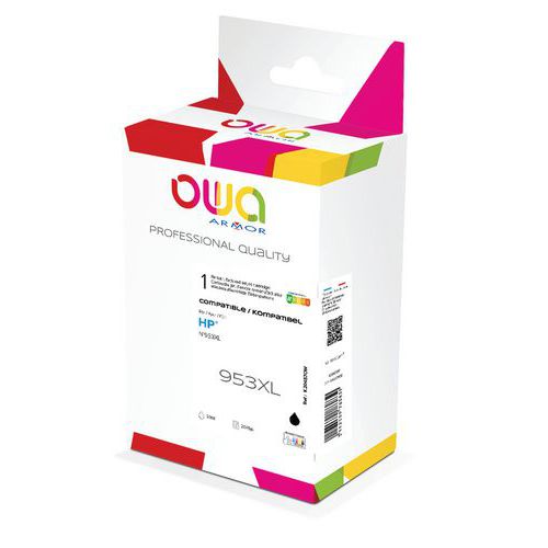 Cartouche Haute Capacité Compatible Hp 953 Xl Black - Owa