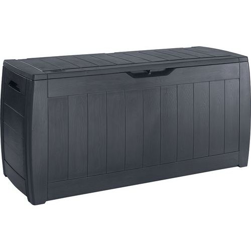 Boîte De Rangement De Jardin Hollywood 270 L Gris Foncé