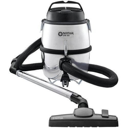 Nilfisk - Aspirateur cuve GM 80 C 1 - 12.25L - 780W - Classe A - Argent Noir - Idéal Nettoyage Professionnel