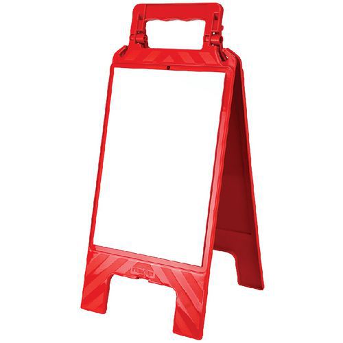 Chevalet Avec Message Effaçable Blanc / Rouge - Novap