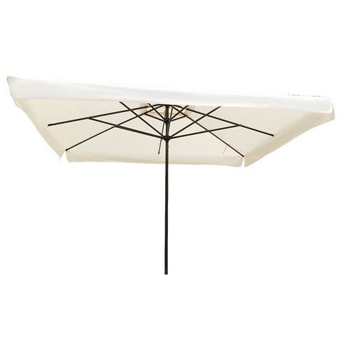 Parasol Leonardo Télescopique 4x4 M Avec Volant - Toile Écru