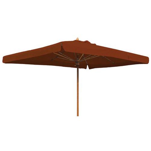 Parasol Palladio Standard 4x4 M Avec Volant - Terracotta
