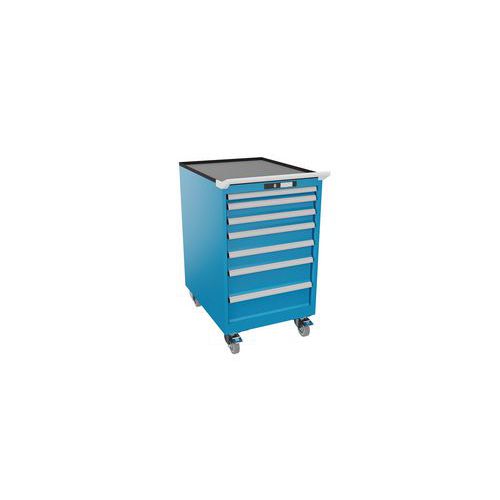 Armoire Bleu Clair 564x725x990 Avec 7 Tir. 75kg _ 14.372.010