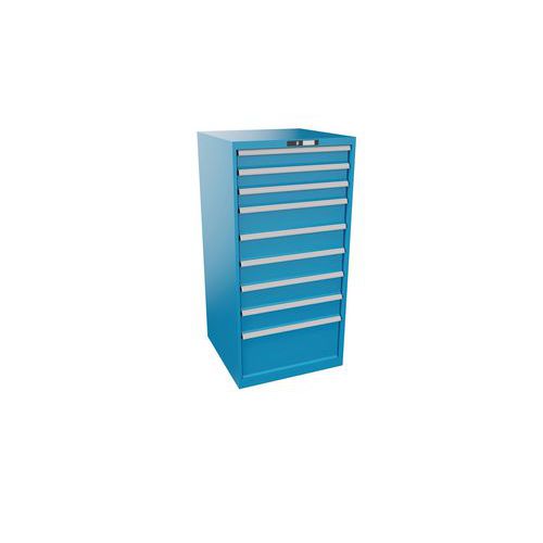 Armoire Bleu Clair 717x725x1450 Avec 9 Tir. 200kg