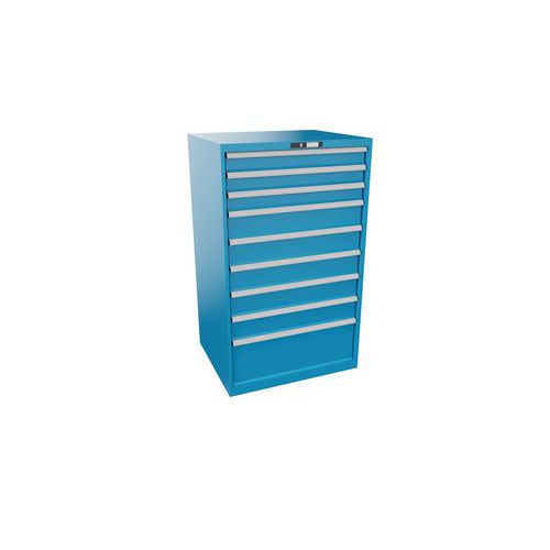 Armoire Bleu Clair 870x725x1450 Avec 9 Tir. 75kg