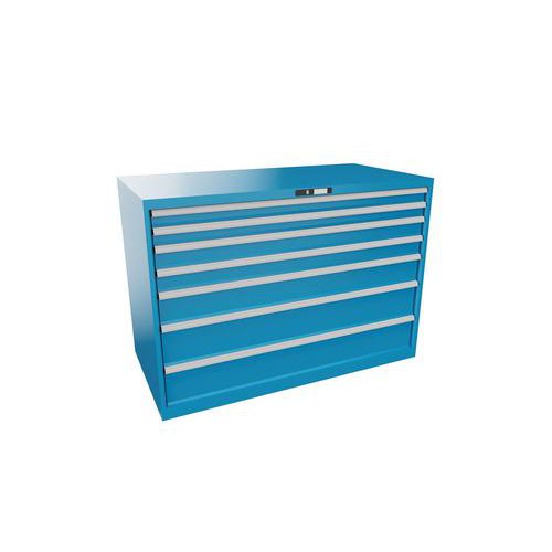 Armoire Bleu Clair 1431x725x1000 Avec 7 Tir. 75kg