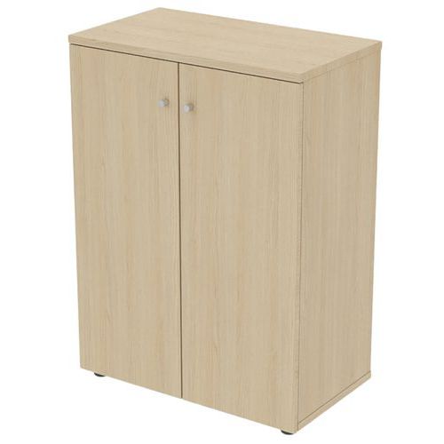 Armoire Portes Battantes 80 X 45 Ht 110 Cm Chêne